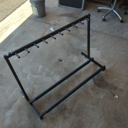Guitar Stand  Holds 9 Guitars