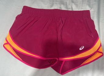 ASICS Women's PR Lyte 2.5-Inch pink Shorts