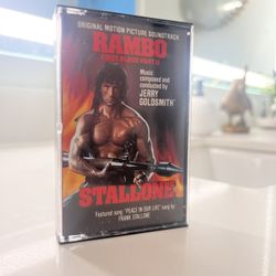 Rare Rambo First Blood Part II Soundtrack Cassette Tape - Excellent Condition