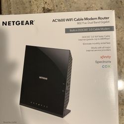 NETGEAR AC1600 WiFi Cable Modem Router