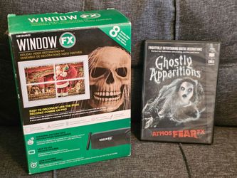 Halloween/Christmas/Holiday Video Projector for windows, plus Halloween DVD