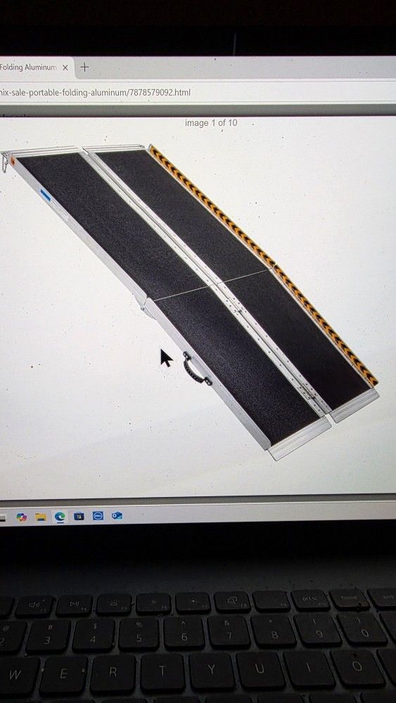 10 Ft Folding Aluminum Ramp