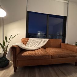 Vintage Real Leather Sofa