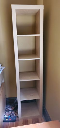 Blonde 5x1 IKEA Kallax bookshelf (discontinued)