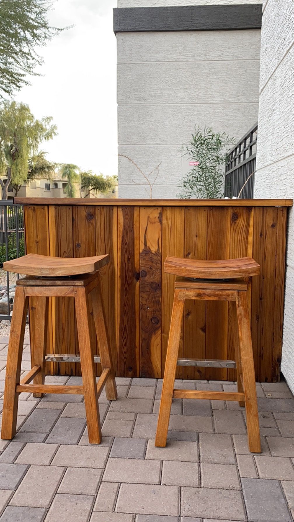 Wood Bar Set
