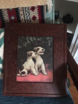 Adorable Framed Dog Print
