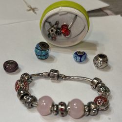 Sterling Charm Bracelet 
