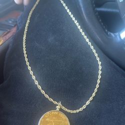 10k Diamond Cut Gold Chain