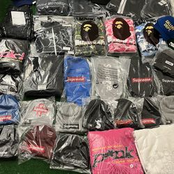 Supreme Beanies Ski Masks. Bape Hoodies. Sp5der Hoodies. Gallery Dept Hats 