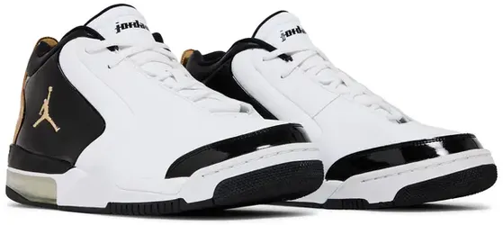 Air Jordan Big Fund Premium 'White Metallic Gold'