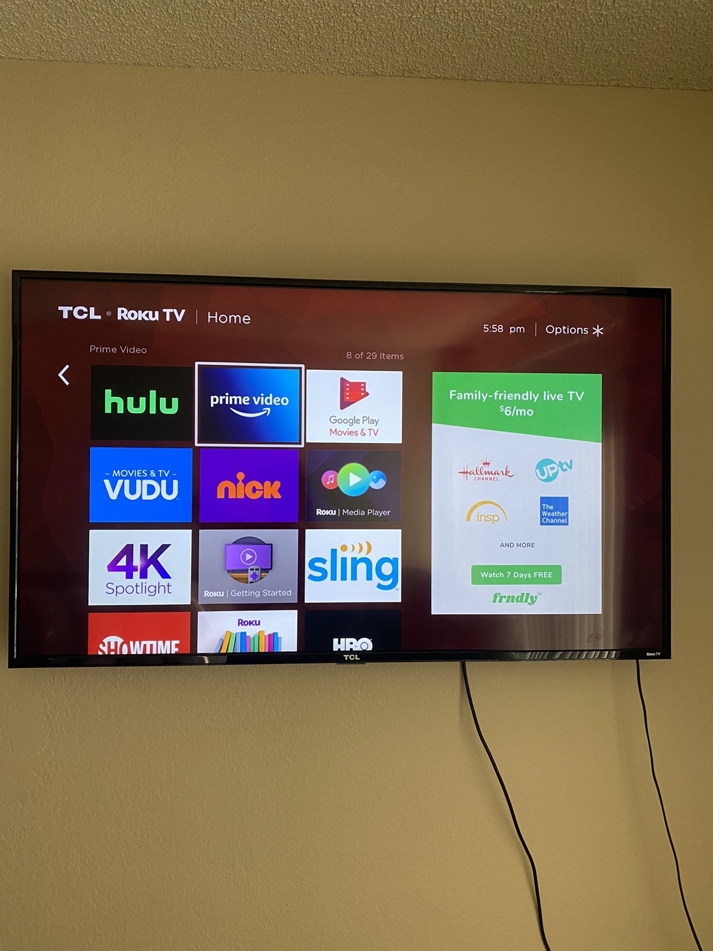 TCL Roku Tv 4K 55in