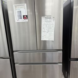 LG - Standard-Depth MAX 29.6 Cu. Ft. 4-Door French Door Smart Refrigerator with Full-Convert Drawer - PrintProof Stainless Steel Model: LF30S8210S