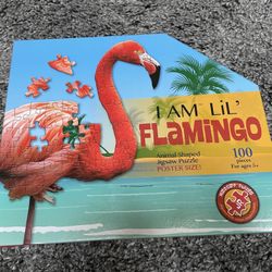 Flamingo Puzzle -100 Pieces for age 5 up