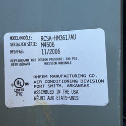 Rheem / Ruud evaporator