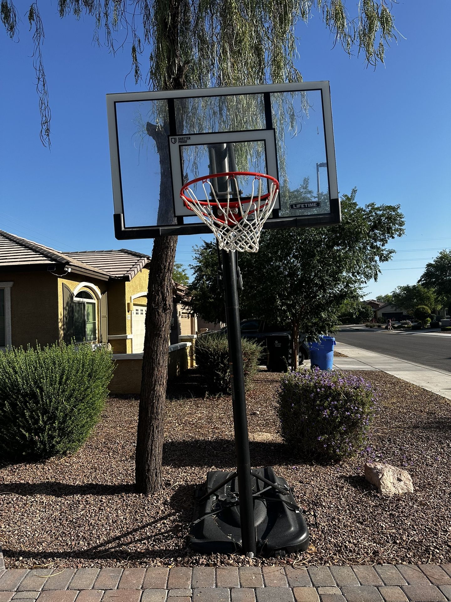 Lifetime Shatterproof Portable Basketball Hoop 