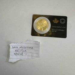 1 oz Gold Maple Leaf