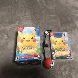 Pokemon Let go Pikachu With Pokeball Plus 
