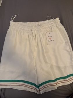 Casablanca Casa Way Silk Shorts Size Medium 