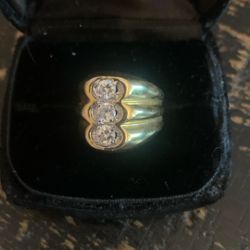 Vintage Costume Jewelry Ring Case Not Included