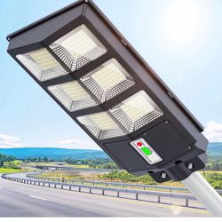 30000LM Outdoor LED Street Light Dusk to Dawn, LED Wide Angle Lamp with Motion Sensor and Remote Control, for Parking Lot, Yard, etc.