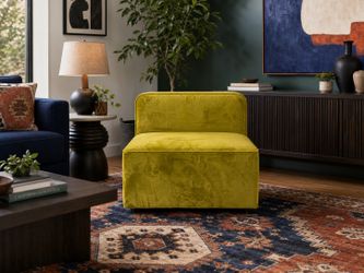 Joybird Logan Armless Chair (Royale Apple)