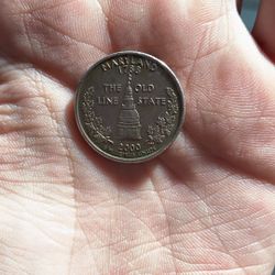 25 Cents The Old Line State Maryland 1788 from 2000