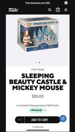 Funko Pop! Town: Disney 65th - Disney Castle with Mickey, 6"
