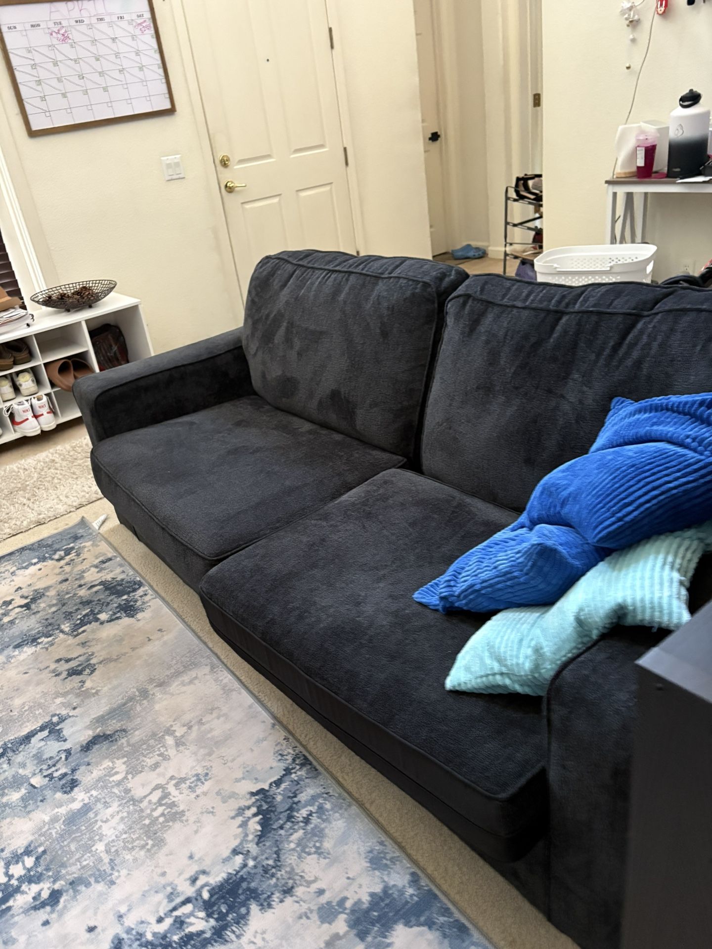 Grey Pullout Couch