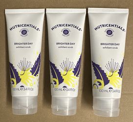 3 PACKS Of Nu Skin Nuskin Nutricentials Brighter Day Exfoliant Scrub 3.4oz 100ml