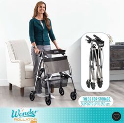 Wonder Rollator Plus Folding Walker