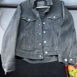 Levis Black Commuter Jacket Sz Small 