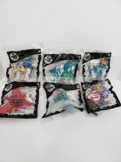 AVATAR - NEW 2009 McDonald's Happy Meal Toys - Complete Set of 6 - SEALED