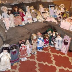 Vintage Porcelain Dolls