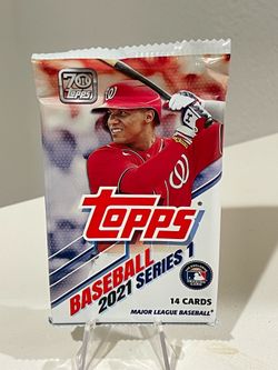 Topps Series 1~ 2021 MLB Baseball 14 Card Booster Pack Mint in package Sold Out