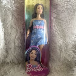 $6.00 Barbie Fashionistas Doll  Purple Hair. Denim Dress and Boots $6.00