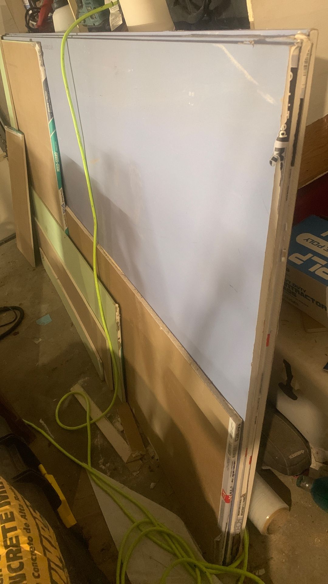 3.5 Sheets 5/8” Moisture Resistant Drywall