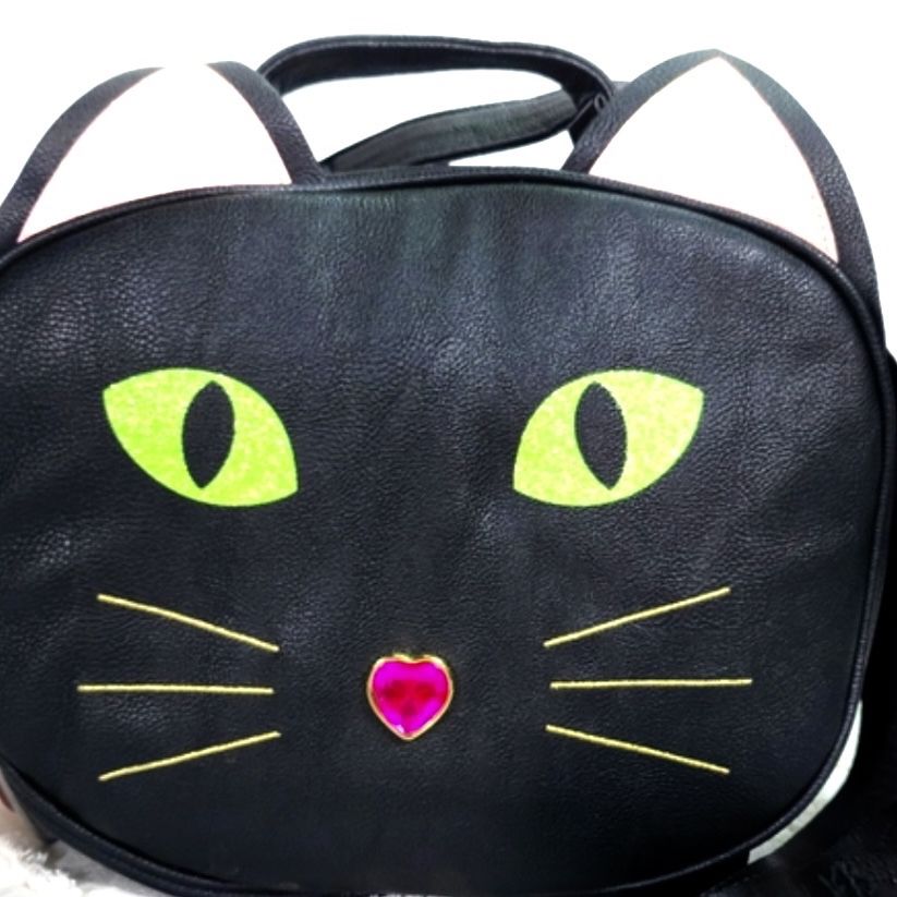 Betsey johnson lunch bag cat clearance