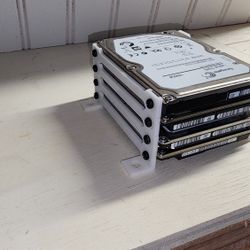 Stackable SSD and 2.5 HDD mount