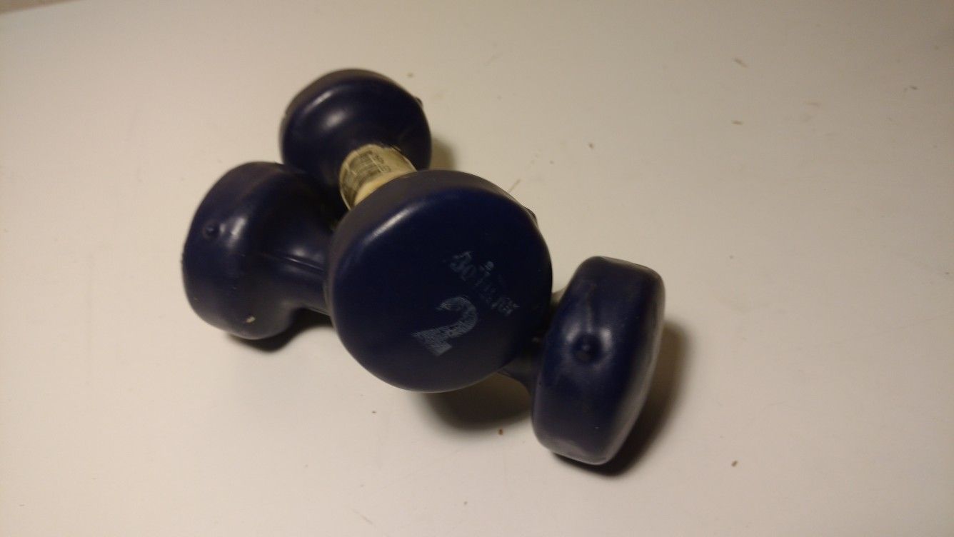 6 piece dumbbell 2lb, 3lb, 5lb rubber grip weight set