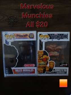 🟧Miles & Venom The Thing Funko Pop🕸