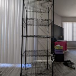 5 Stack Metal Shelf Like New