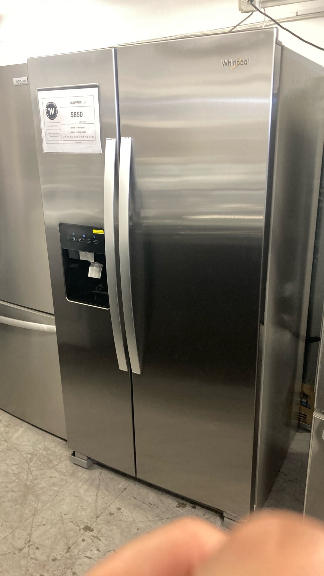 Whirlpool Side By Side Refrigerator