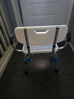 Adjustable medical shower chair