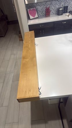 5ft (60inches) Wood floating shelf