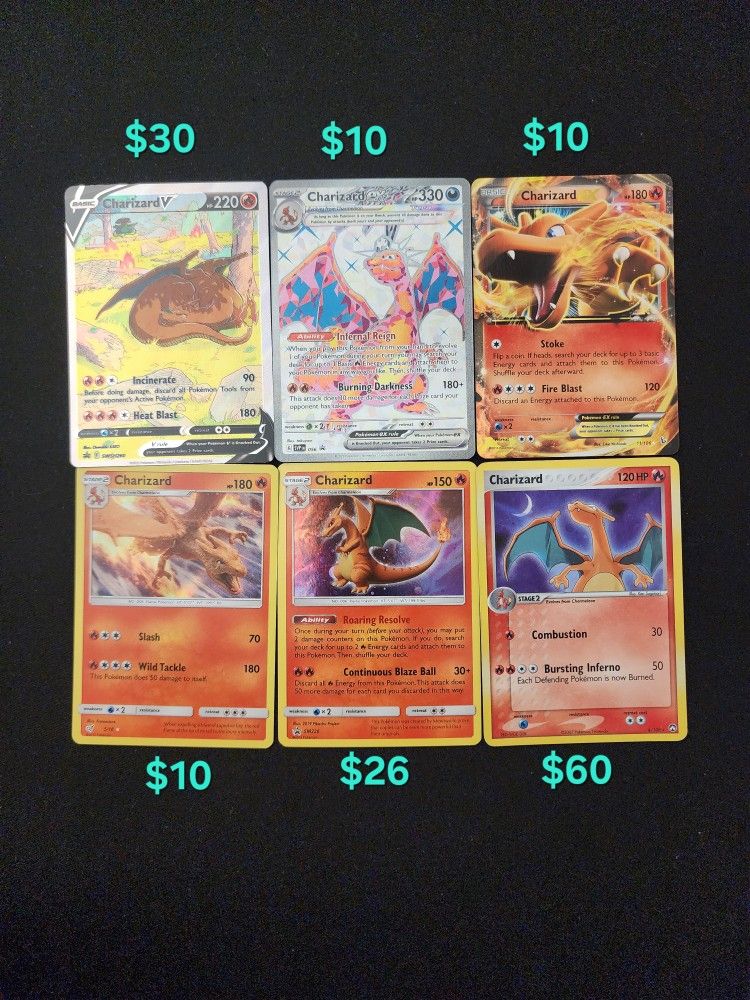Charizard Pokemon Cards - Power Keepers, Scarlet & Violet And More