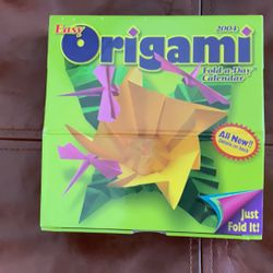 Origami Kit And 2004 Calendar .  