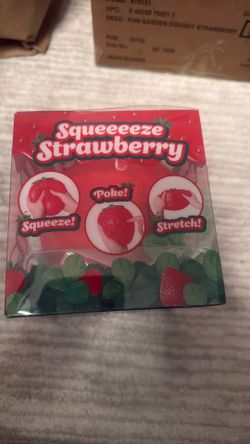 Jumbo strawberry squishy