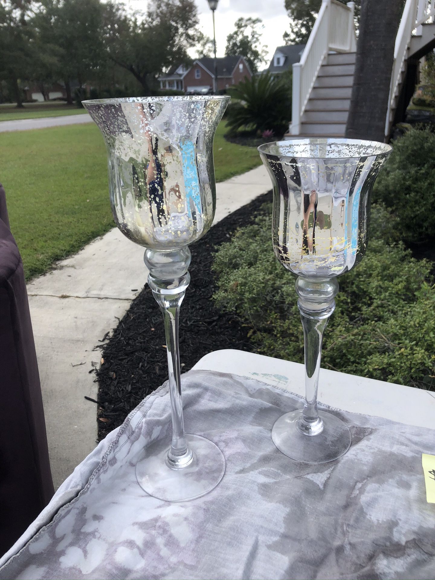 Candle holders used