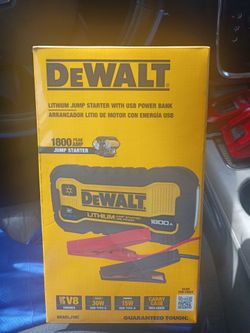 DeWalt jump starter