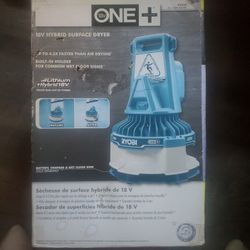 NEW RYOBI ONE + 18v Hybrid Surface Dryer P3330